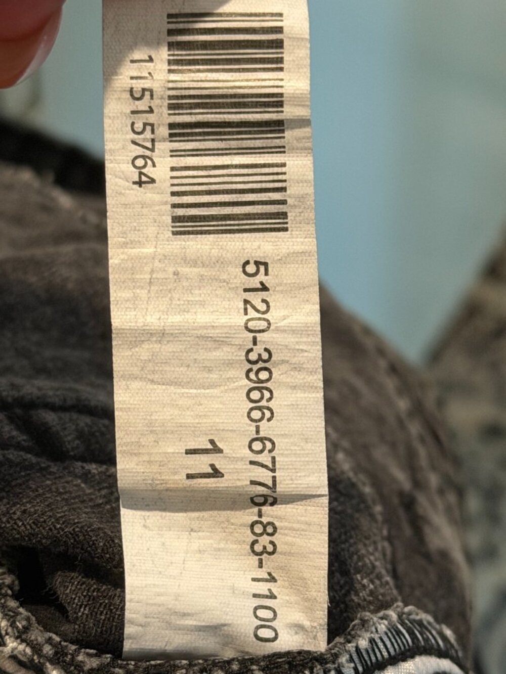 Refuge (11) Black Denim Shorts - Picture 10 of 11